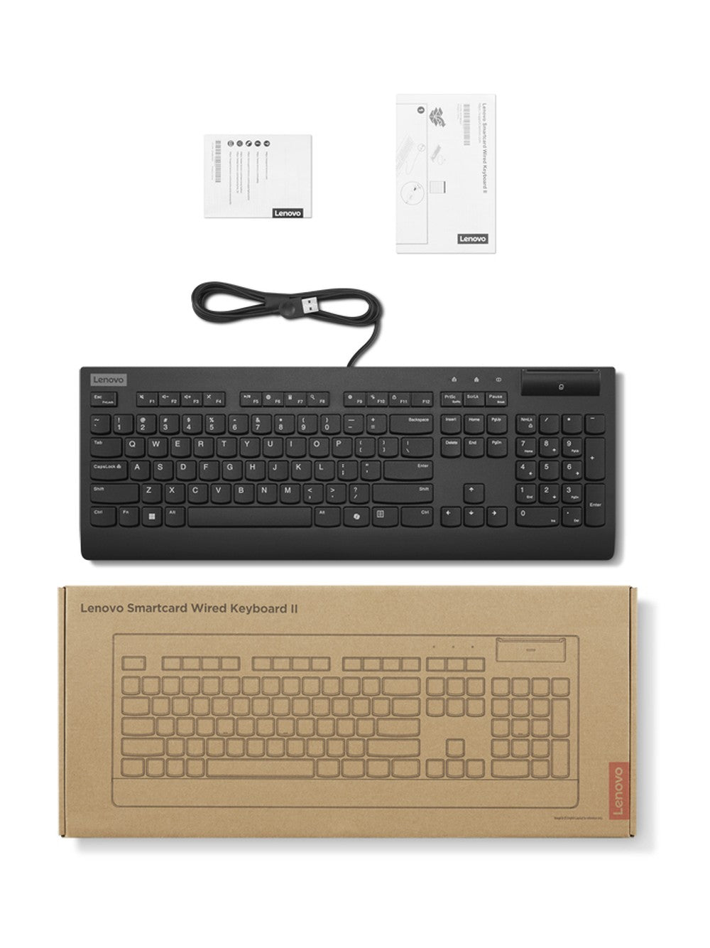 Lenovo Smartcard Wired Keyboard II - QWERTZ - Tastatur
