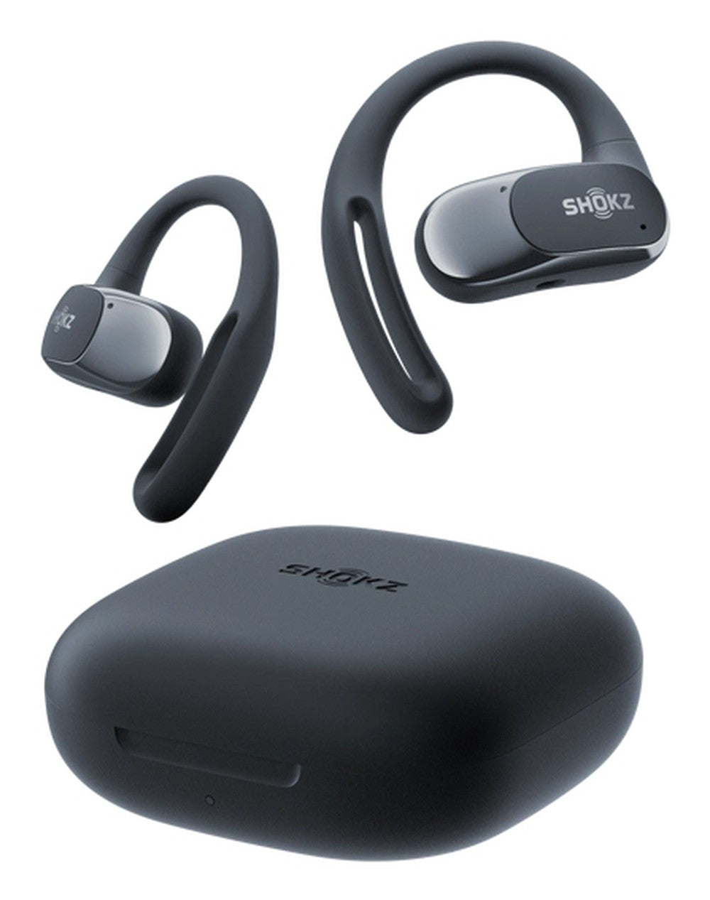 AfterShokz Knochenschall Kopfhörer OpenFit Air Black - 16 KHz - Kopfhörer