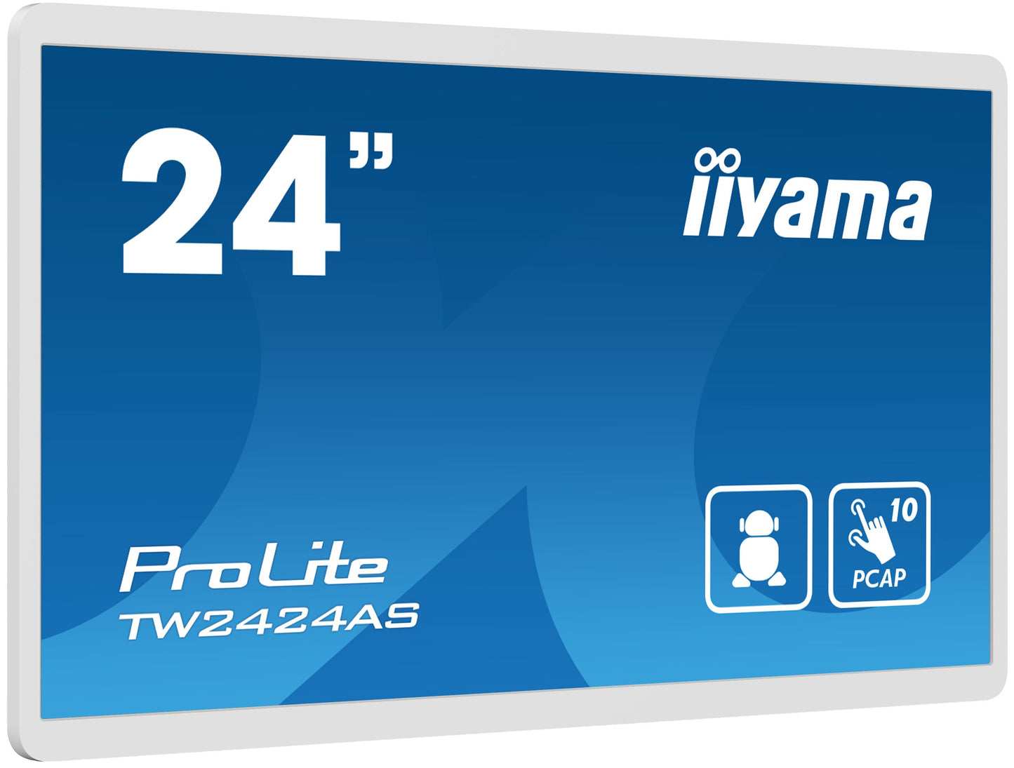 Iiyama TW2424AS - W1 - Digital Signage Flachbildschirm - 60,5 cm (23.8") - 1920 x 1080 Pixel - WLAN - 24/7 - Monitor