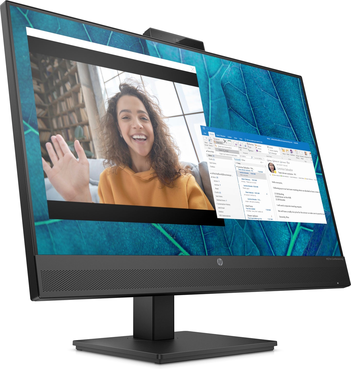 HP M27m - 68,6 cm (27") - 1920 x 1080 Pixel - Full HD - Schwarz - Monitor