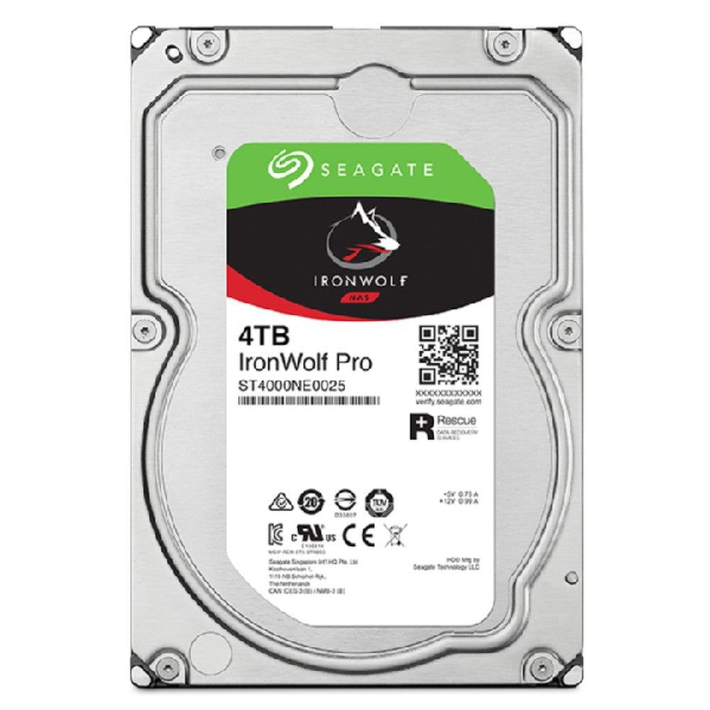 Seagate IronWolf Pro ST4000NT001 - 4 TB - 7200 RPM - 256 MB - 3.5" - Festplatte