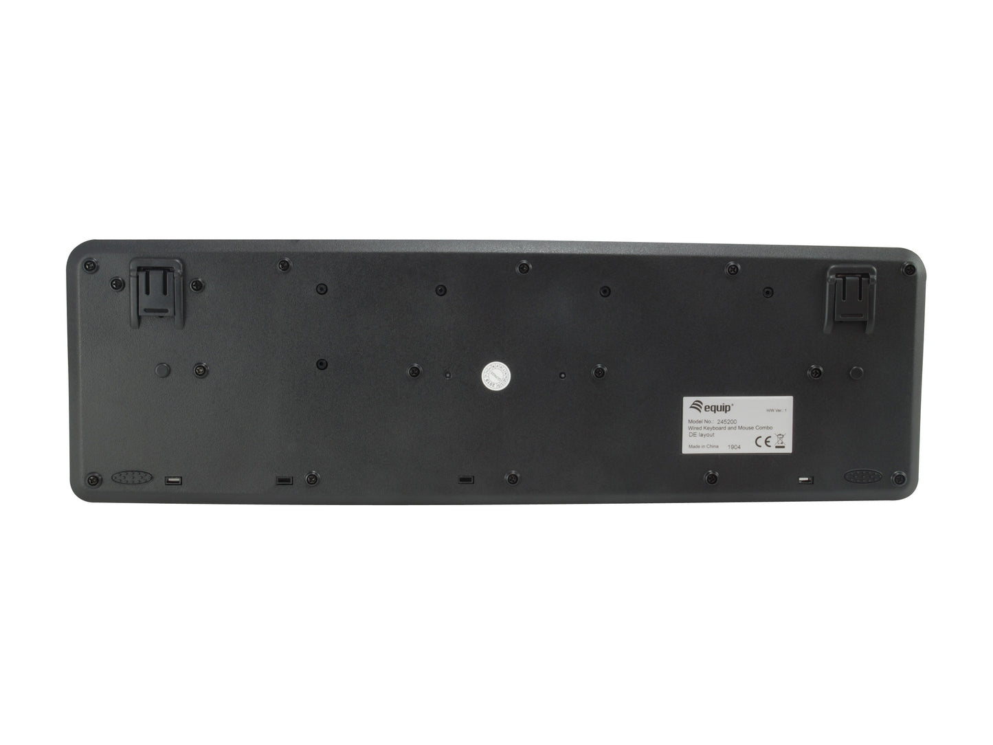 Equip 245200 - Volle Größe (100%) - Kabelgebunden - USB - QWERTZ - Schwarz - Maus enthalten - Tastatur