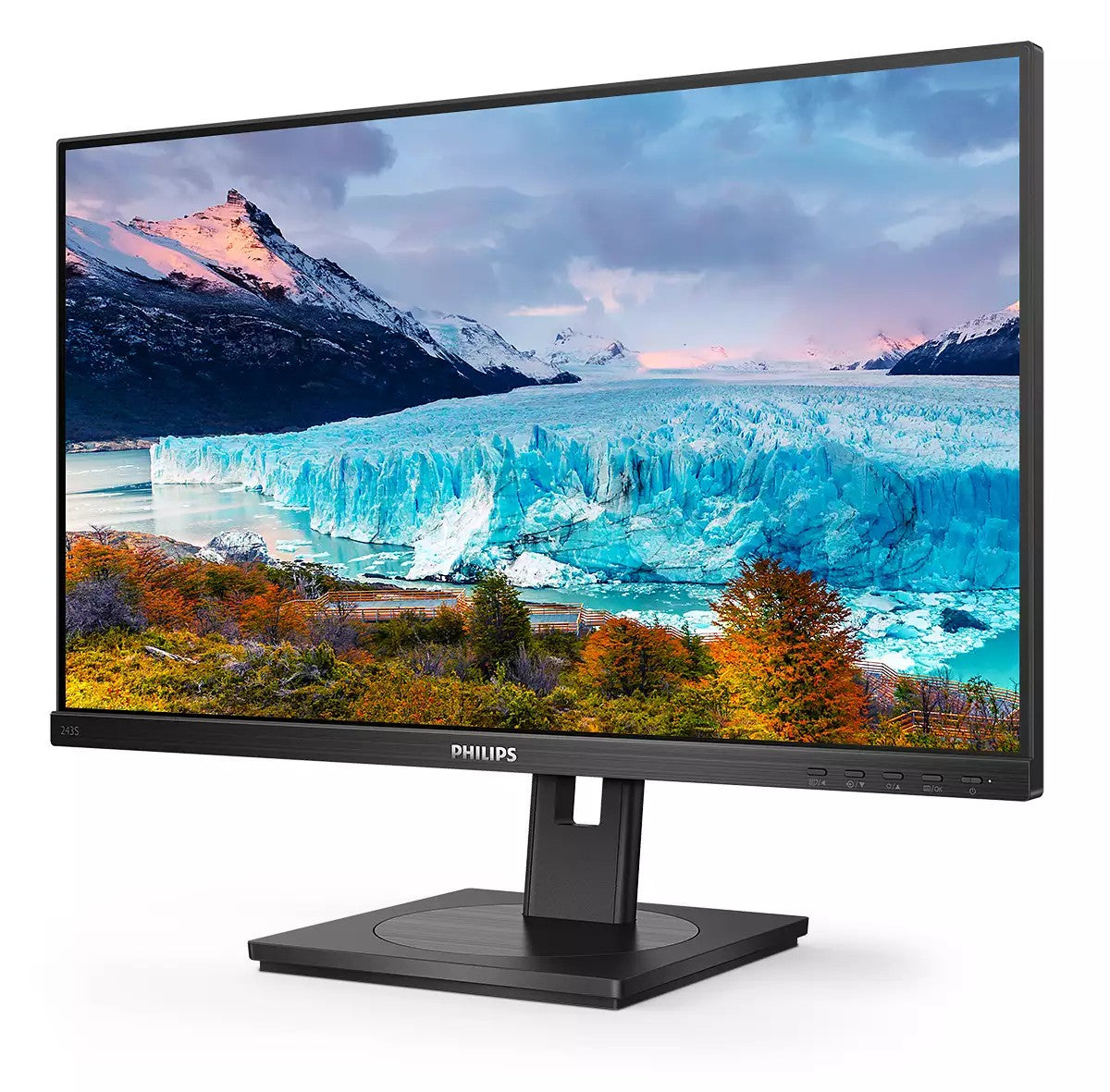 Philips S Line 243S1/00 - 60,5 cm (23.8") - 1920 x 1080 Pixel - Full HD - LCD - 4 ms - Schwarz - Monitor
