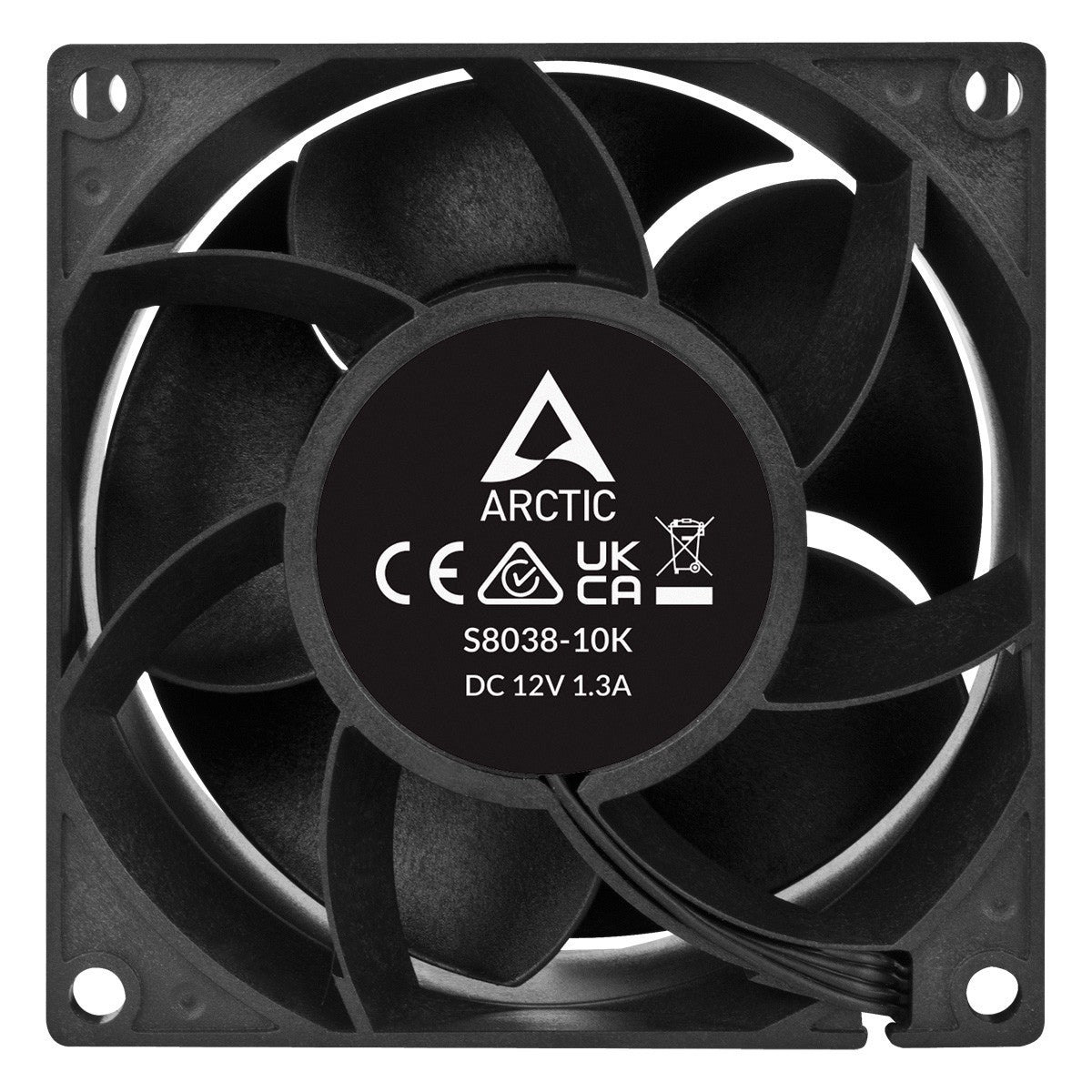 Arctic S8038 - 10K - 80 mm Server - Ventilator - 8 cm - 102 cfm - 173,3 m³/h - Schwarz - Kühler