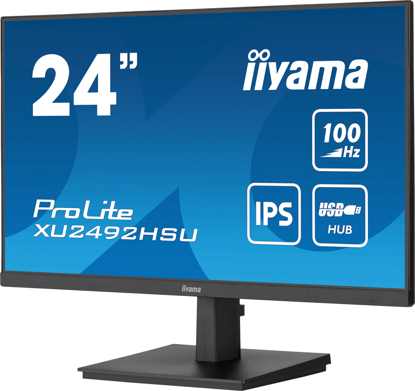 Iiyama ProLite XU2492HSU - B6 - 60,5 cm (23.8") - 1920 x 1080 Pixel - Full HD - LED - Schwarz - Monitor