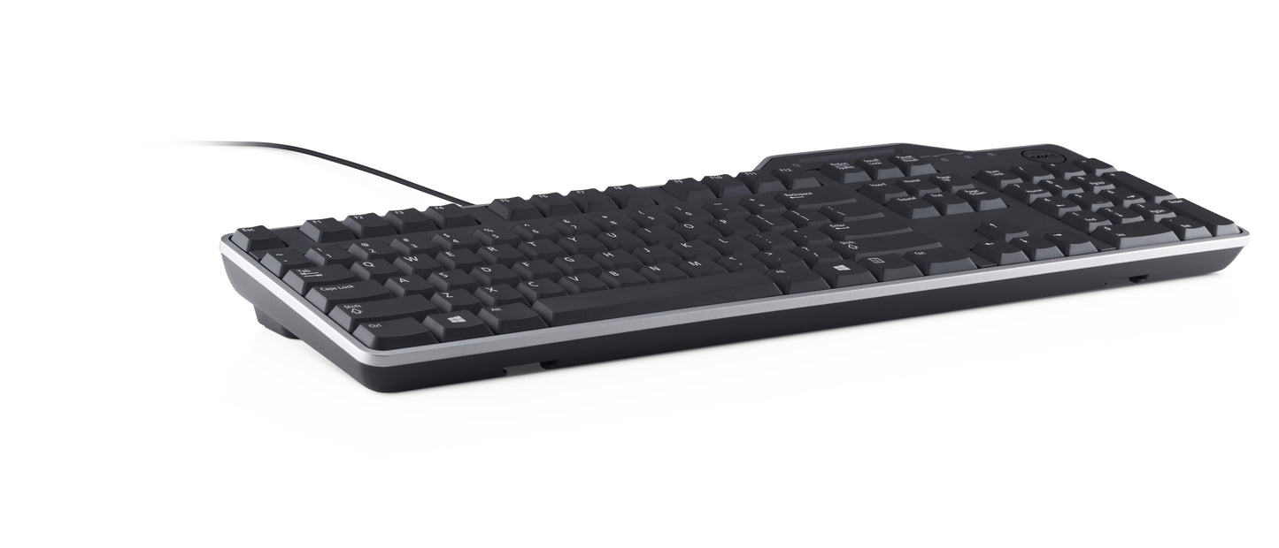 Dell Pro - Smartcard – KB813 - US international (QWERTY) - Volle Größe (100%) - Kabelgebunden - USB - QWERTY - Schwarz - Tastatur