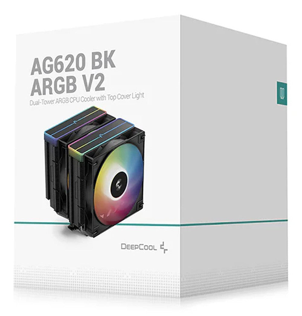 Deepcool K Cooler Ag620 Black Argb V2 r - Ag620 - BKAMMN - GJD - CPU - 29,4 dB - Kühler