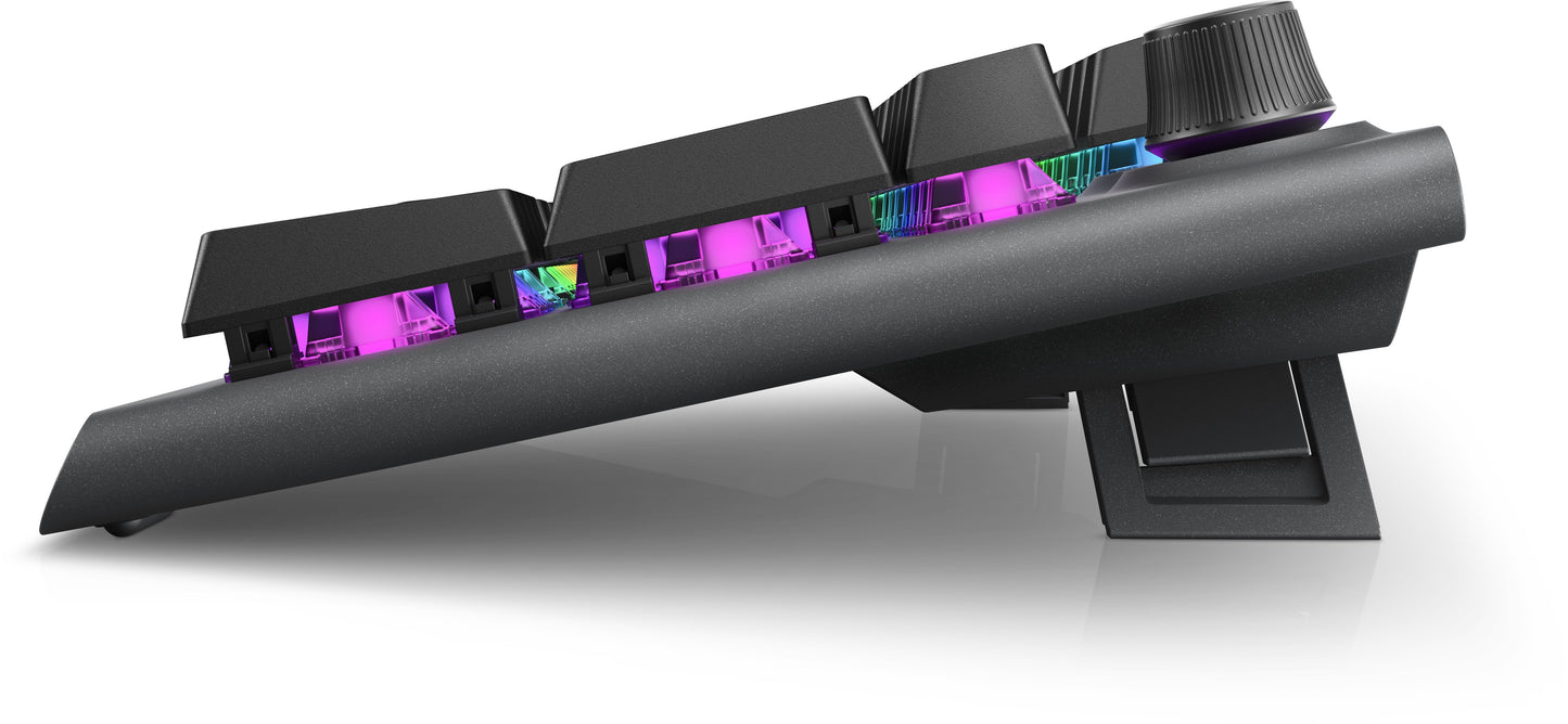 Alienware Tri - Mode AW920K - Volle Größe (100%) - Verkabelt & Kabellos - USB + RF Wireless + Bluetooth - Mechanischer Switch - RGB - LED - Grau - Tastatur
