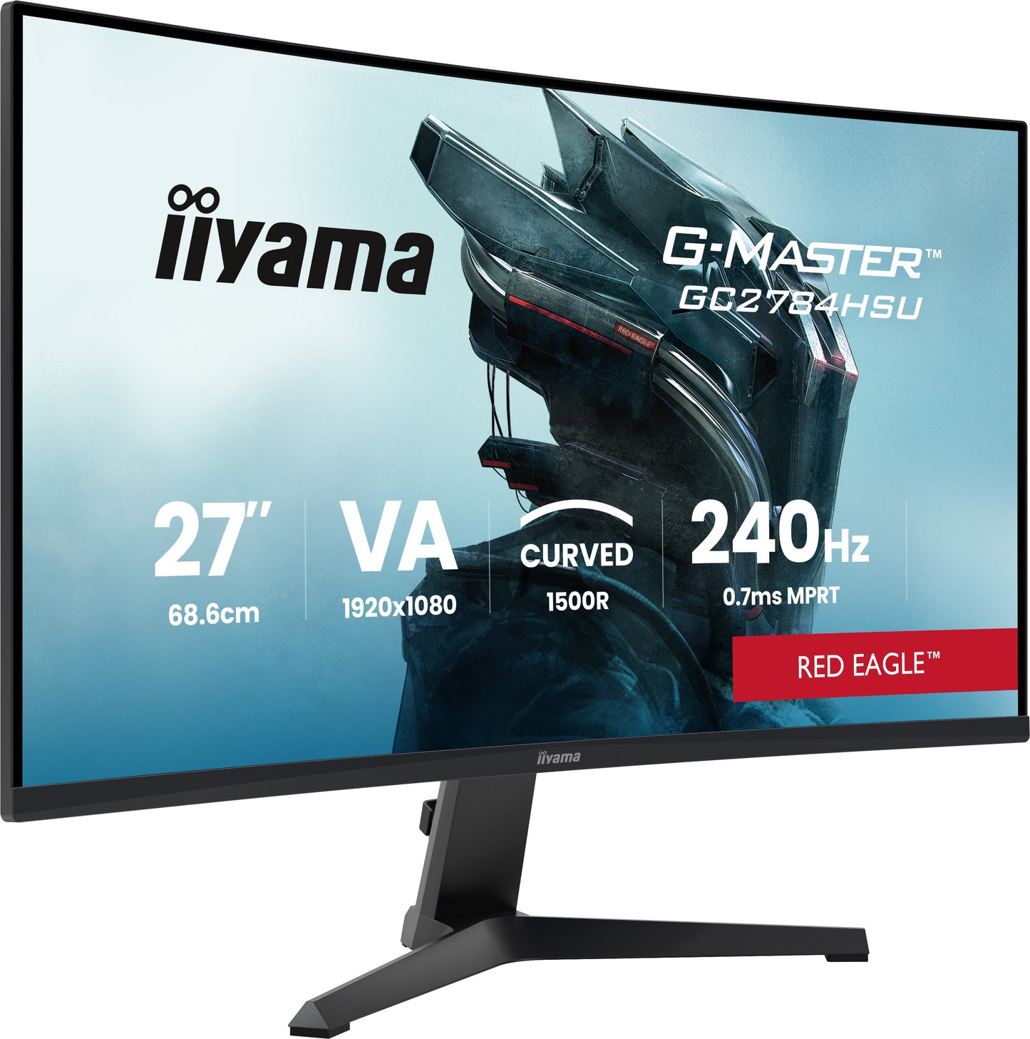 Iiyama G - Master GC2784HSU - B1 27" Curved Gaming - 68,6 cm - Monitor