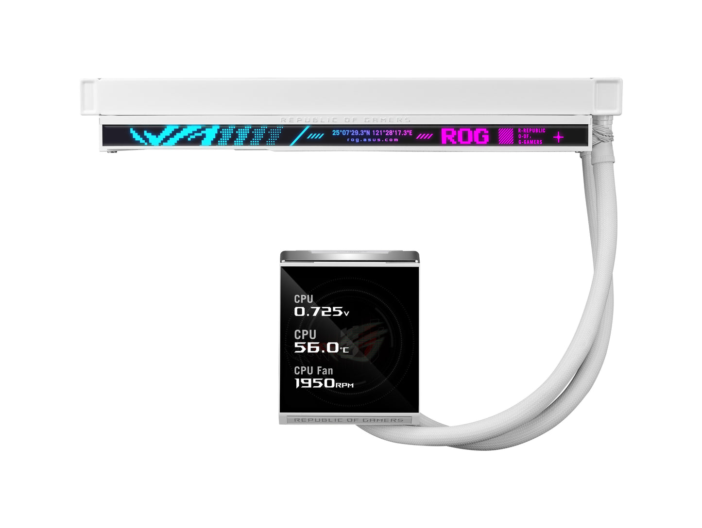 ASUS ROG STRIX LC IV 360 ARGB LCD WHITE - Kühler