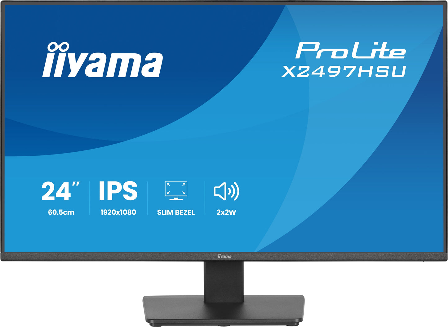Iiyama X2497HSU - B1 4 24" LCD Full HD IPS Black - 60,5 cm - Monitor