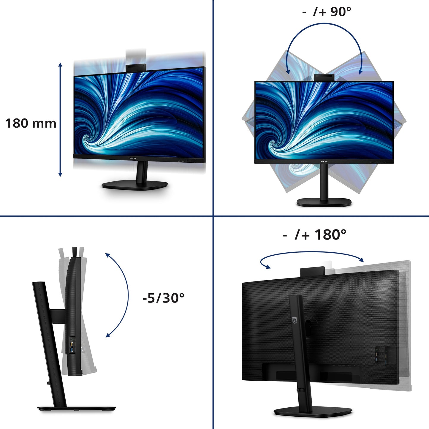Philips 32B2U3601H Monitor 31.5" - 80 cm - Monitor