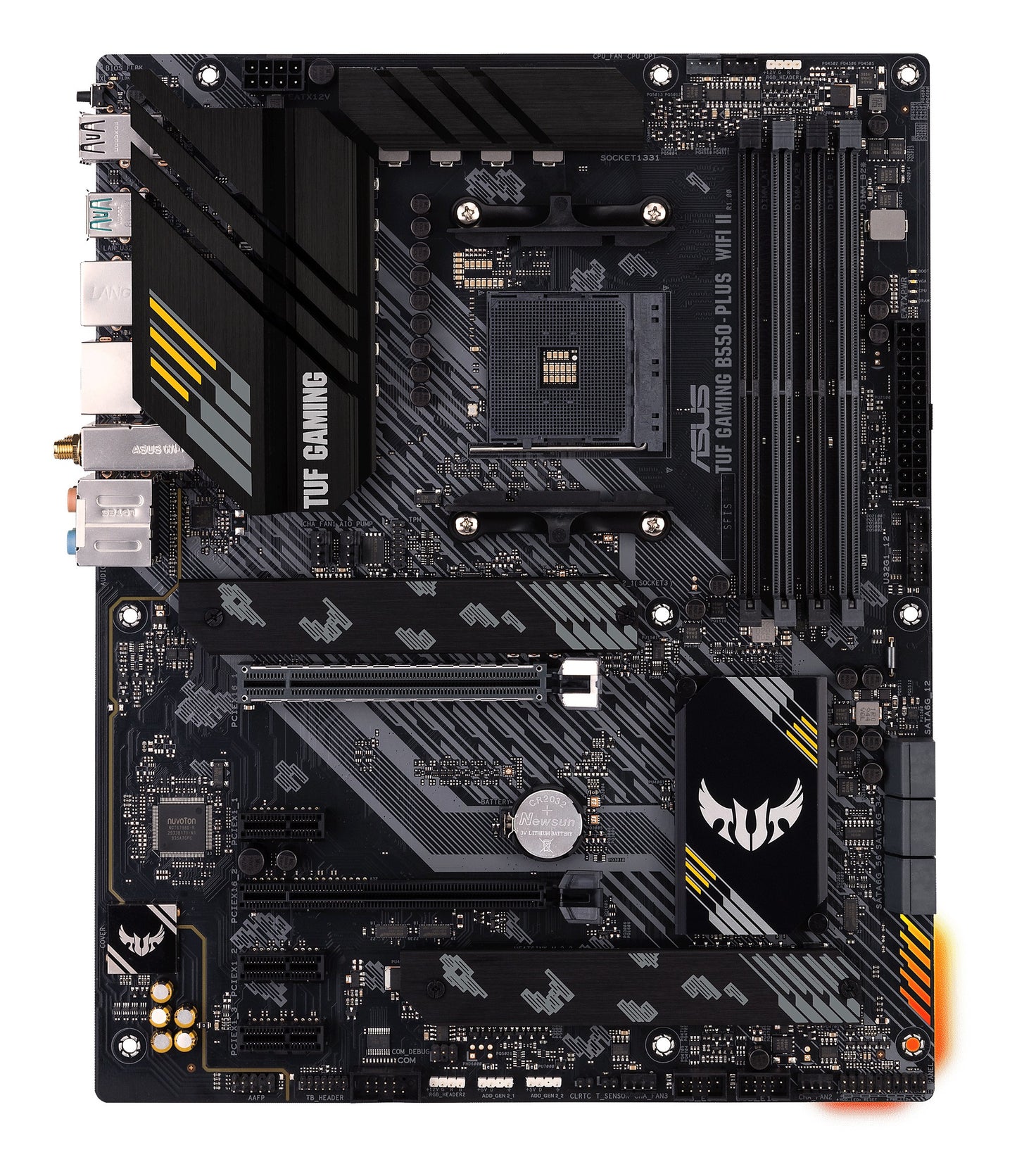 ASUS TUF GAMING B550 - PLUS WIFI II - AMD - Sockel AM4 - AMD Ryzen 3000 Series - Sockel AM4 - DDR4 - SDRAM - 128 GB - Mainboard