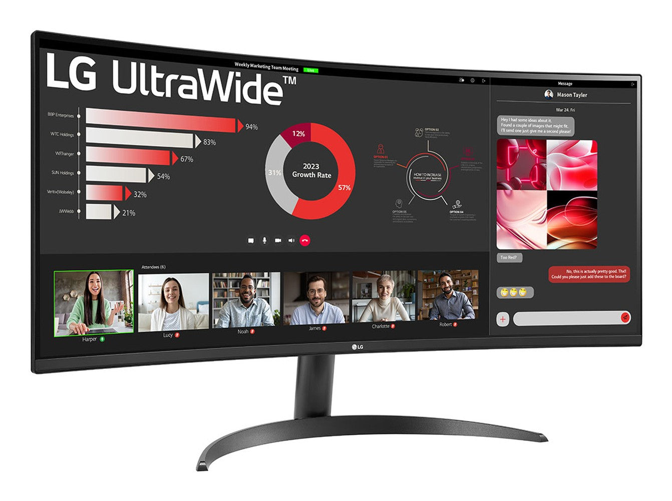 LG 34Wr50Qk - B - 34" - 86,4 cm - Monitor