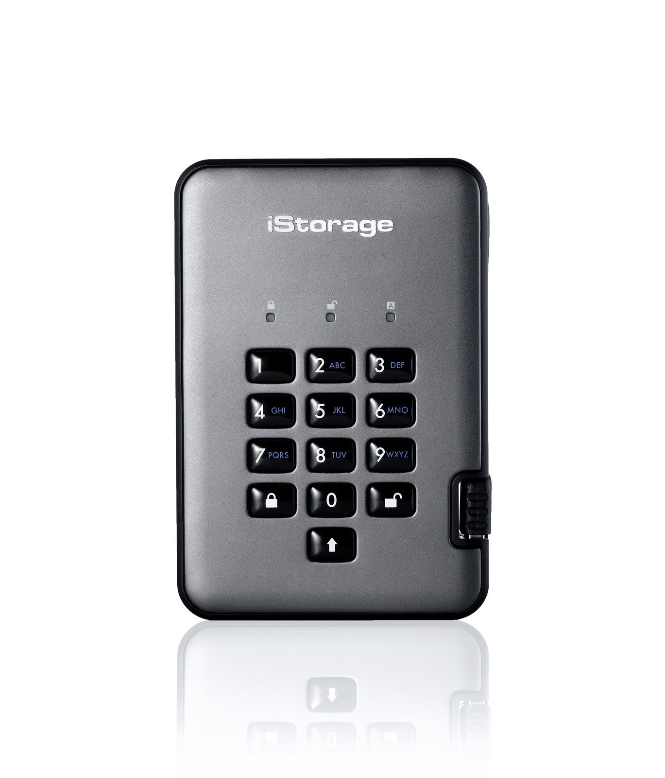 iStorage diskAshur PRO2 256 - bit 4TB USB 3.2 secure encrypted hard drive IS - DAP2 - 256 - 4000 - C - G - 4 TB - 2.5" - 3.2 Gen 1 (3.1 Gen 1) - 5400 RPM - Schwarz - Festplatte