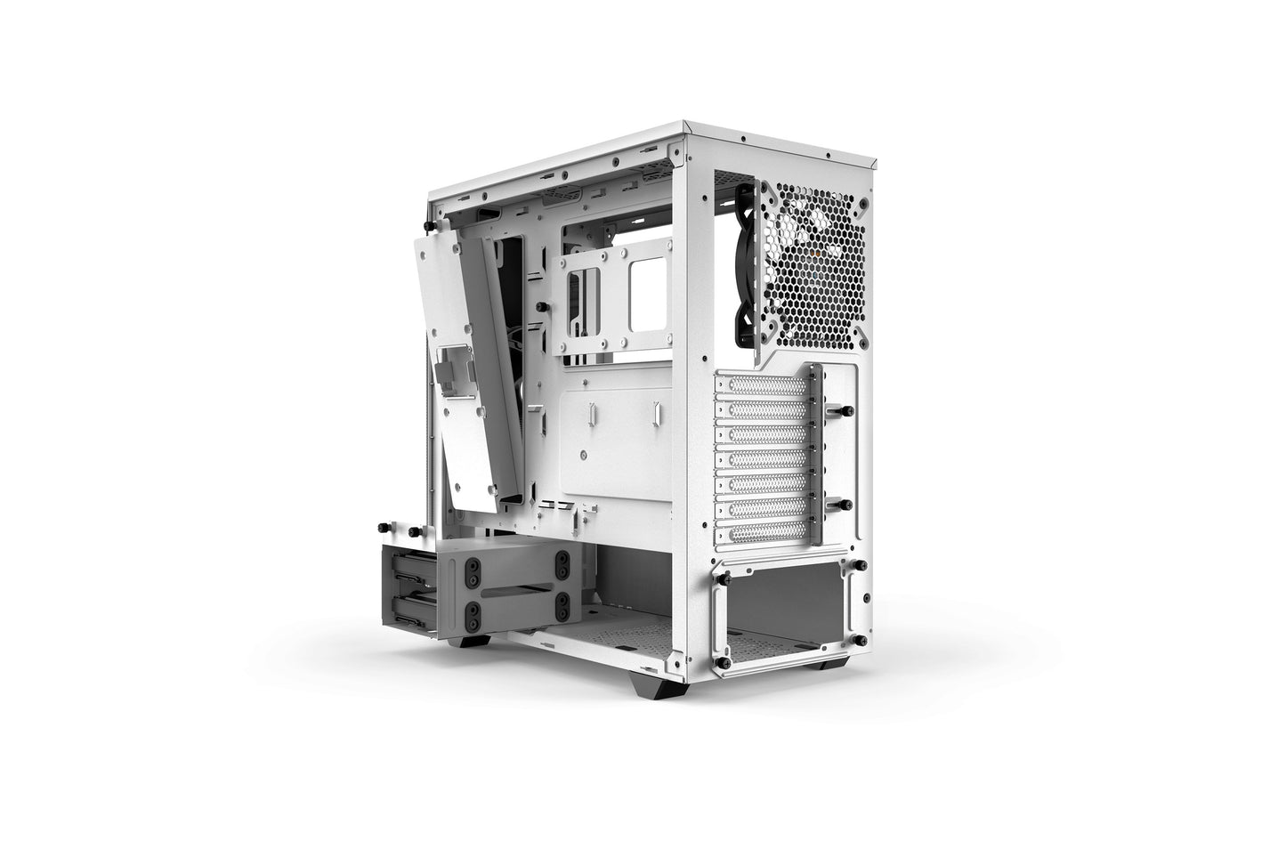 Be Quiet! BGW35 - Midi Tower - PC - Weiß - ATX - Mini - ATX - Mini - ITX - ABS Synthetik - Stahl - Gehärtetes Glas - 36,9 cm - Gehäuse