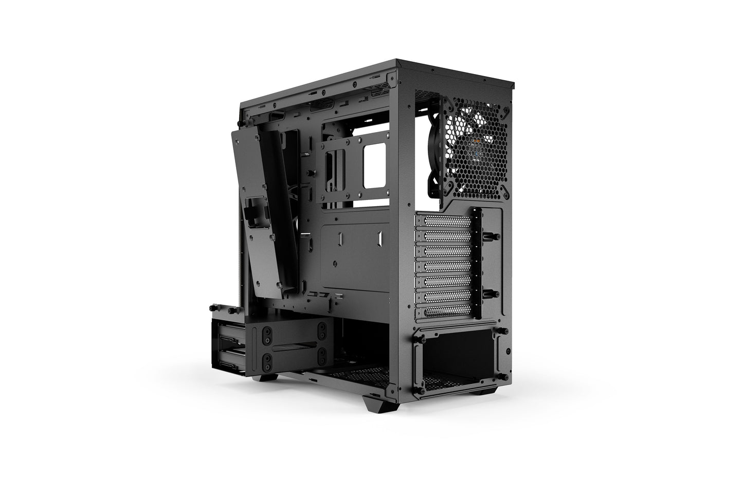 Be Quiet! BGW34 - Midi Tower - PC - Schwarz - ATX - Mini - ATX - Mini - ITX - ABS Synthetik - Stahl - Gehärtetes Glas - 36,9 cm - Gehäuse