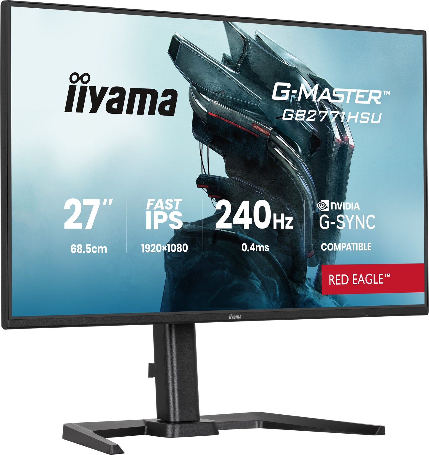Iiyama G - Master GB2771HSU - B1 27" Fast - IP - 68,6 cm - Monitor