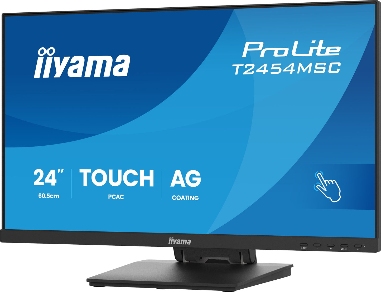 Iiyama TFT T2454MSC PCAP 24''//HDMI/DP/2xUSB/Touch - 60,5 cm - Monitor