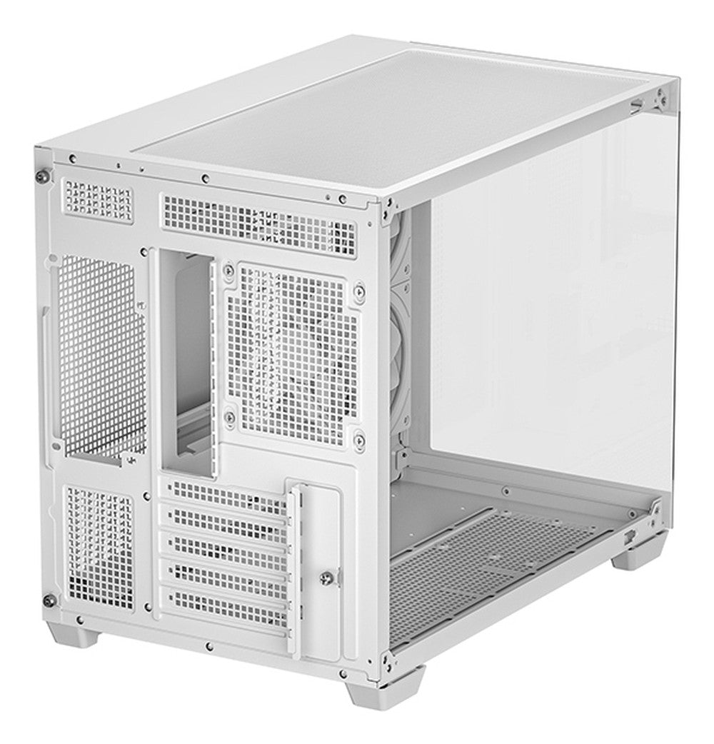 Deepcool CG330 3F WH Micro ATX Mini Tower White - ATX - Gehäuse