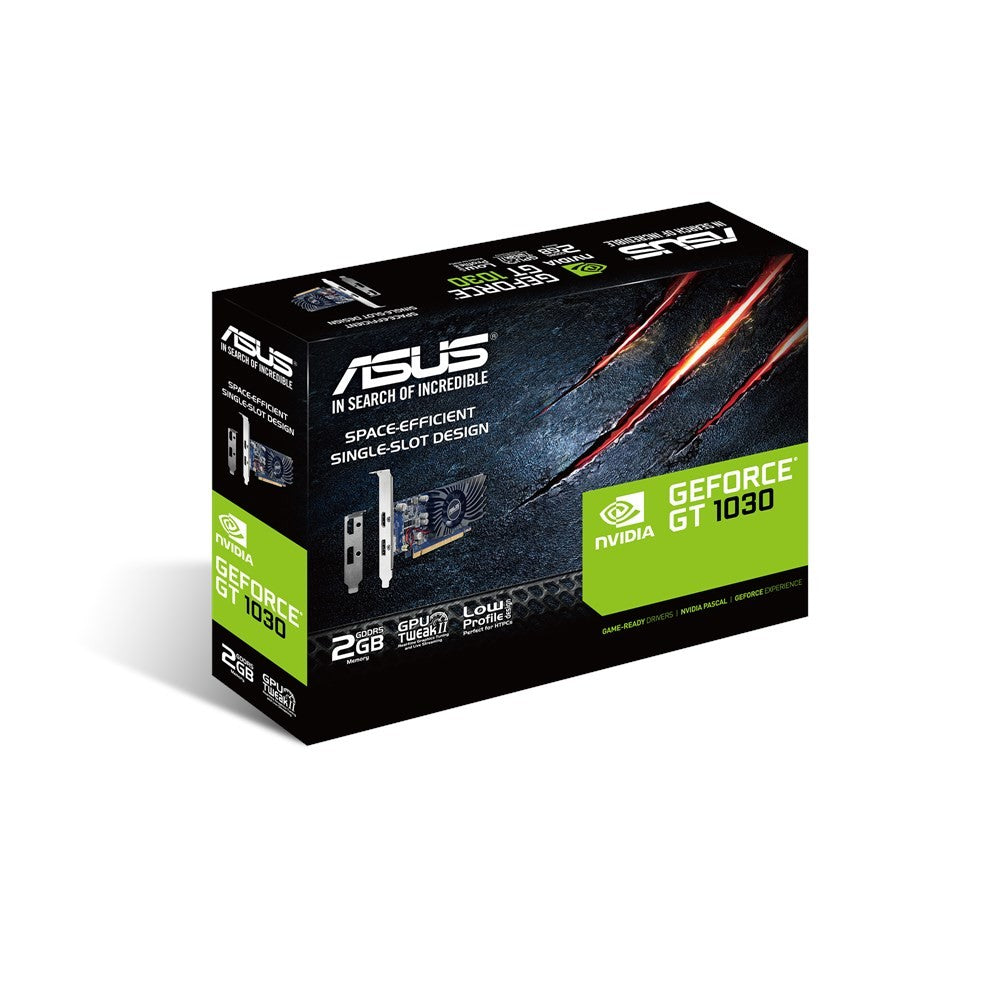 ASUS GT1030 - 2G - BRK - GeForce GT 1030 - 2 GB - GDDR5 - 64 Bit - 7680 x 4320 Pixel - PCI Express 3.0 - Grafikkarte