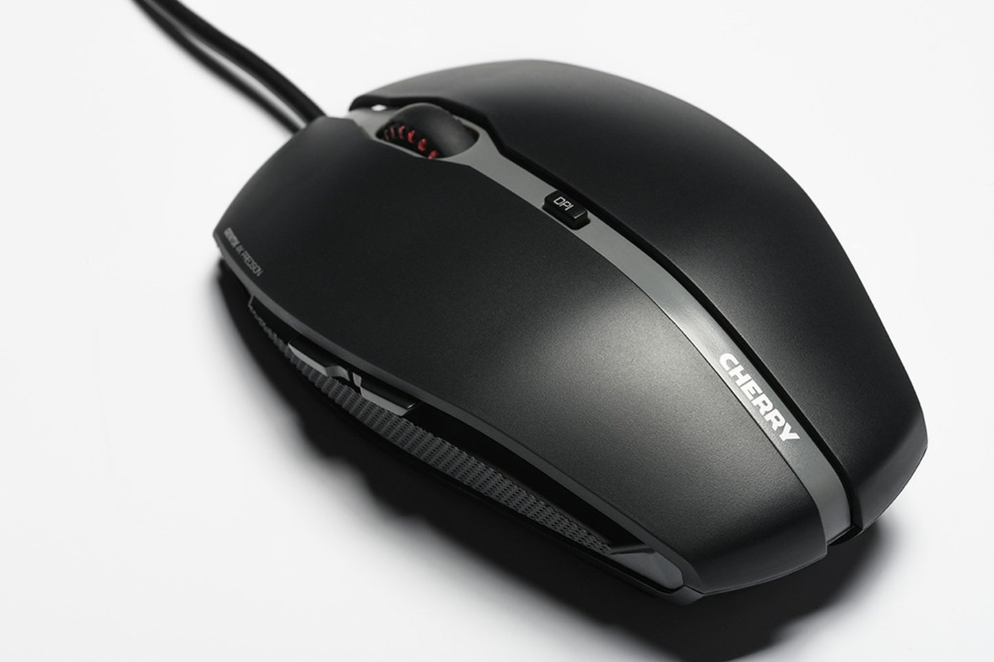Cherry GENTIX 4K Kabelgebundene Maus - Schwarz - USB - Beidhändig - Optisch - USB - 3600 DPI - Schwarz - Maus