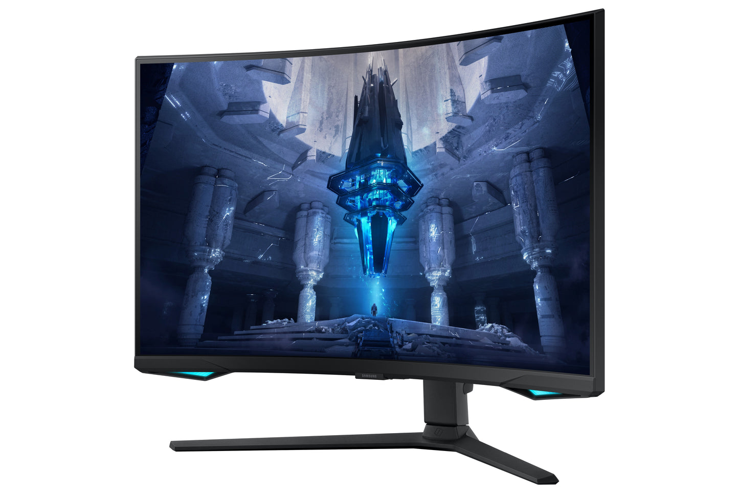 Samsung G75NB - 81,3 cm (32") - 3840 x 2160 Pixel - 4K Ultra HD - LED - 1 ms - Schwarz - Monitor