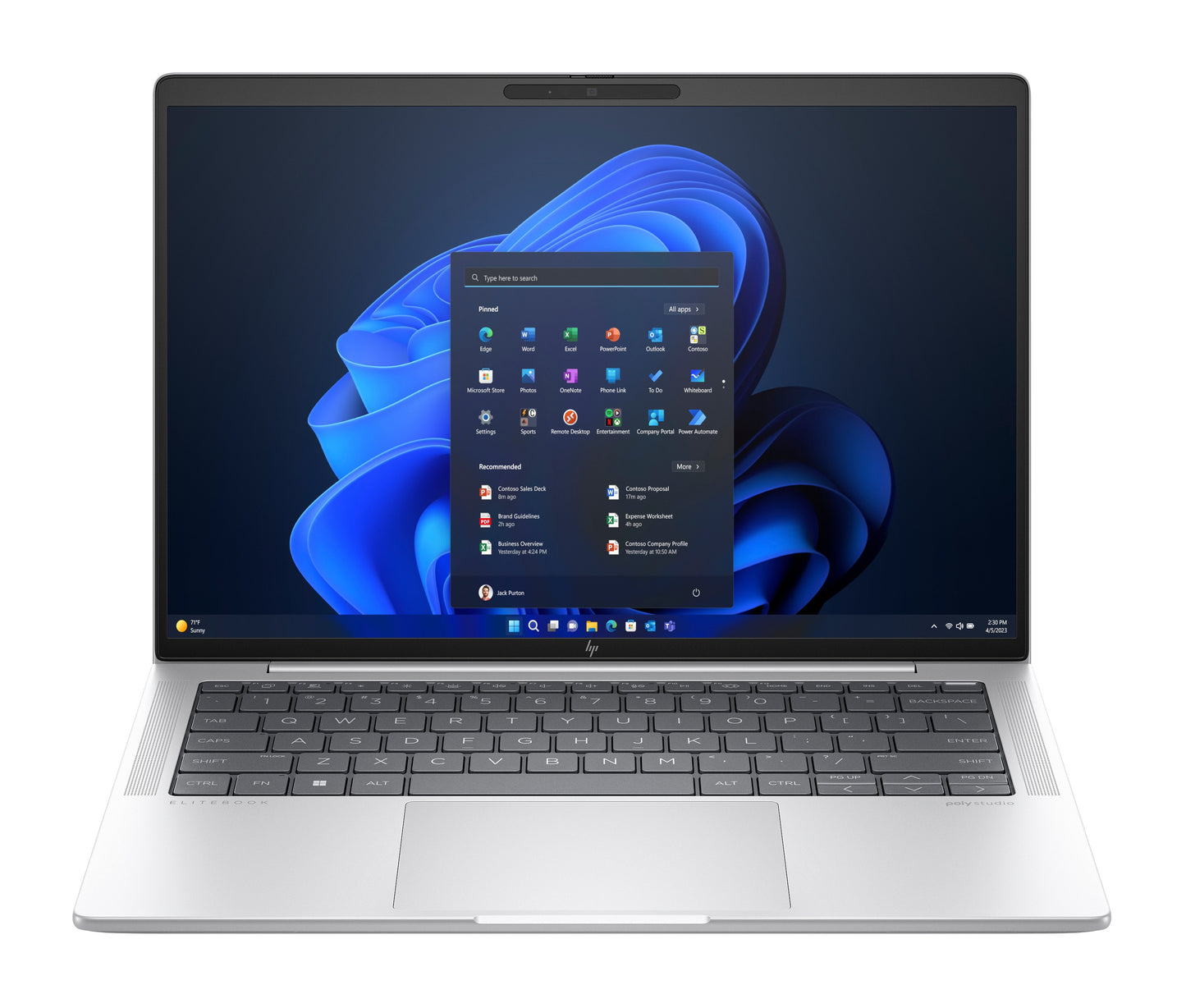 HP EliteBook 1040 G11 Notebook - 180° - Scharnierdesign - Intel Core Ultra 5 1 - Core Ultra 5 - Notebook