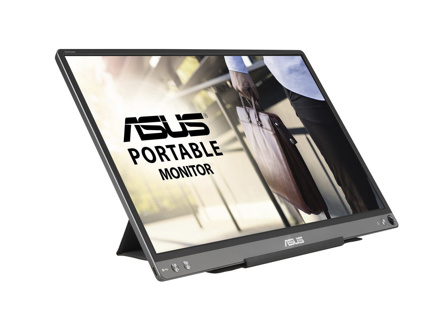 ASUS ZenScreen MB16ACE - 39,6 cm (15.6") - 1920 x 1080 Pixel - Full HD - LED - 5 ms - Grau - Monitor