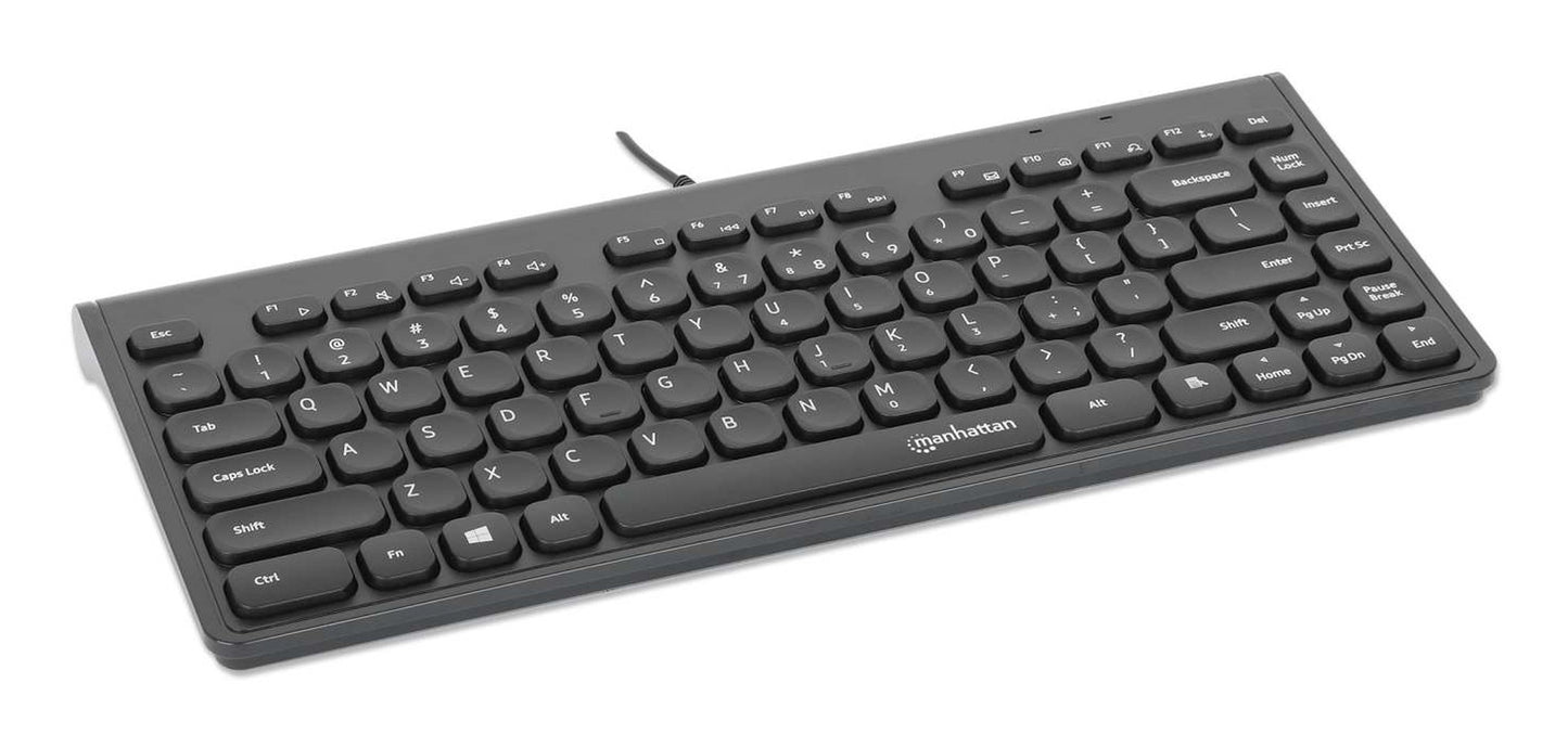 Manhattan Slim USB Mini Kabel schwarz - Tastatur