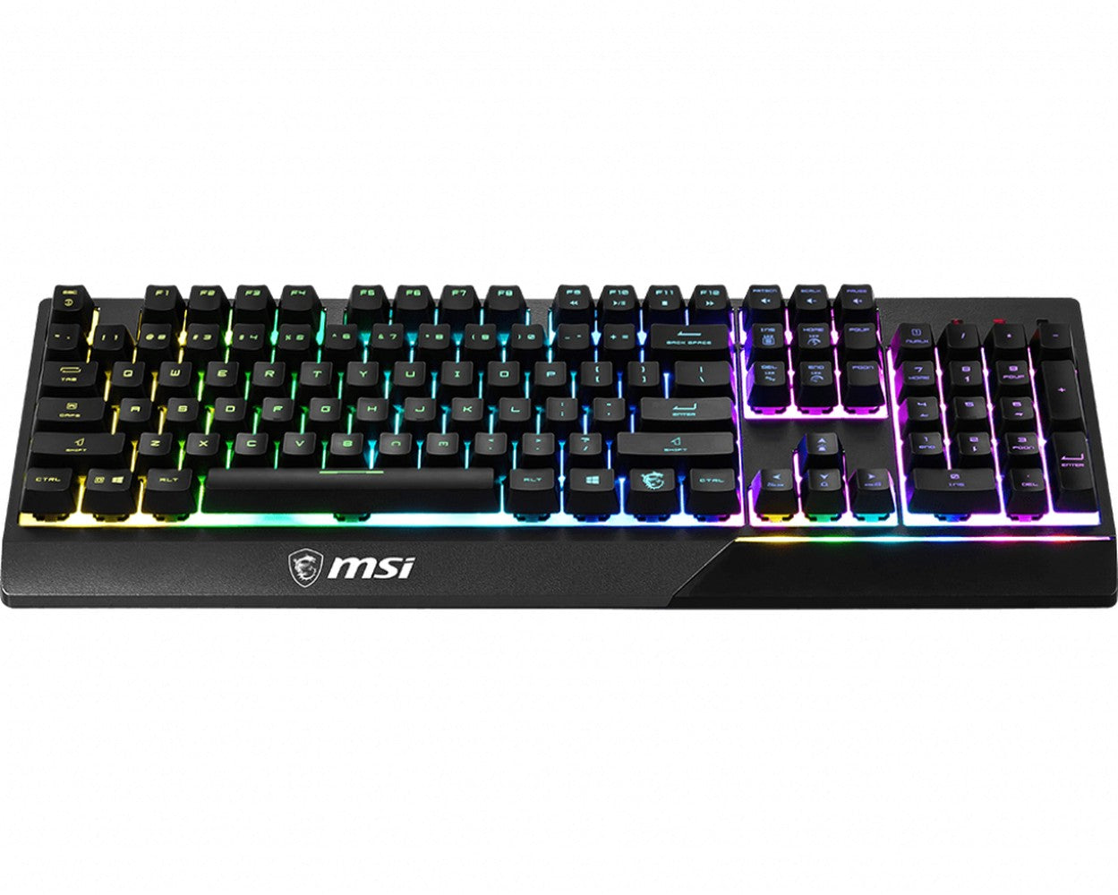 MSI Vigor GK30 - Kabelgebunden - USB - Mechanischer Switch - QWERTZ - RGB - LED - Schwarz - Tastatur