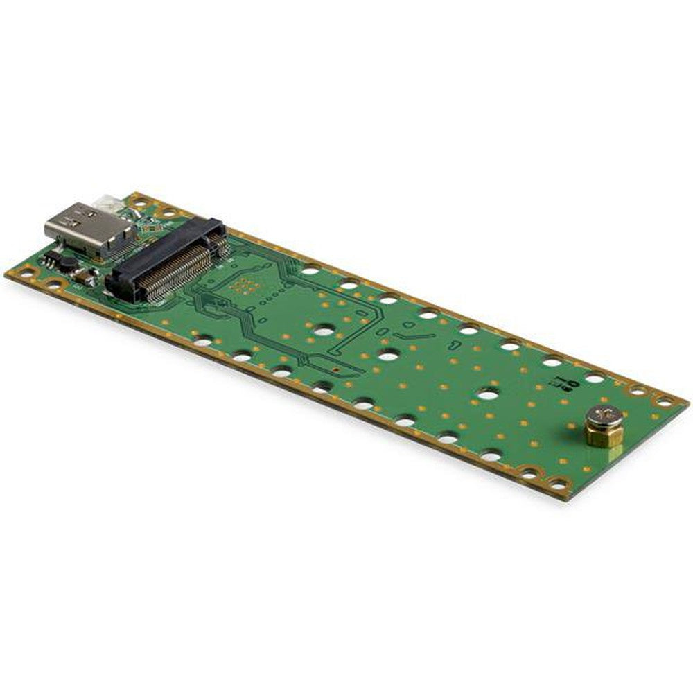 StarTech.com USB - C 10 Gbit/s auf M.2 NVMe SSD - Tragbares externes M.2 NGFF PCIe Aluminiumgehäuse - 1GB/s Read/Write - Unterstützt 2230 - 2242 - 2260 - 2280 - TB3 kompatibel - Mac & PC - SSD - M.2 - M.2 - 10 Gbit/s - USB Anschluss - Schwarz - Gehäuse