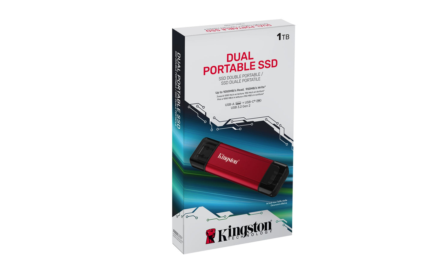 Kingston Dual Usb - A/C Portable Ssd - SSD