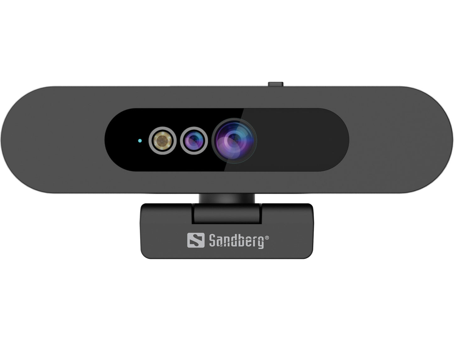 SANDBERG Face Scan Webcam - 2 MP - 1920 x 1080 Pixel - Full HD - 30 fps - 640x480@30fps - 1280x720@30fps - 1920x1080@30fps - 80° - Webcam