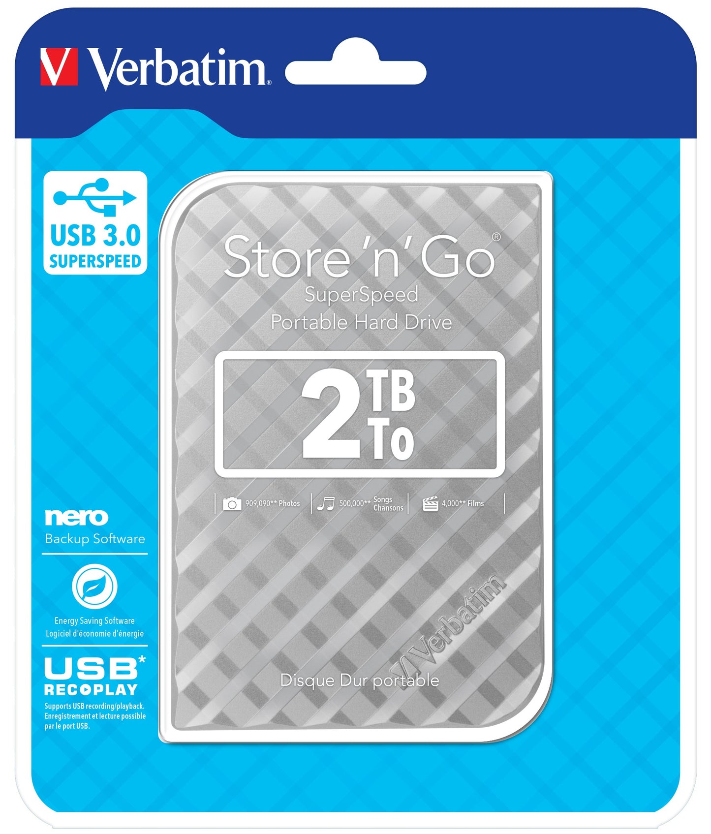 Verbatim Store 'n' Go Portable - 2 TB - Festplatte