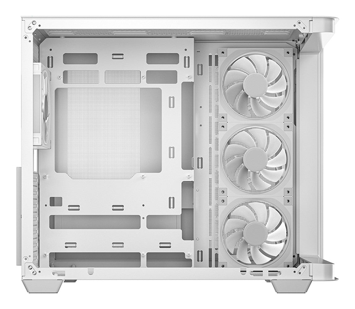 Deepcool CG530U 4F WH ATX Curved Glass Panoramic Case White - ATX - Gehäuse