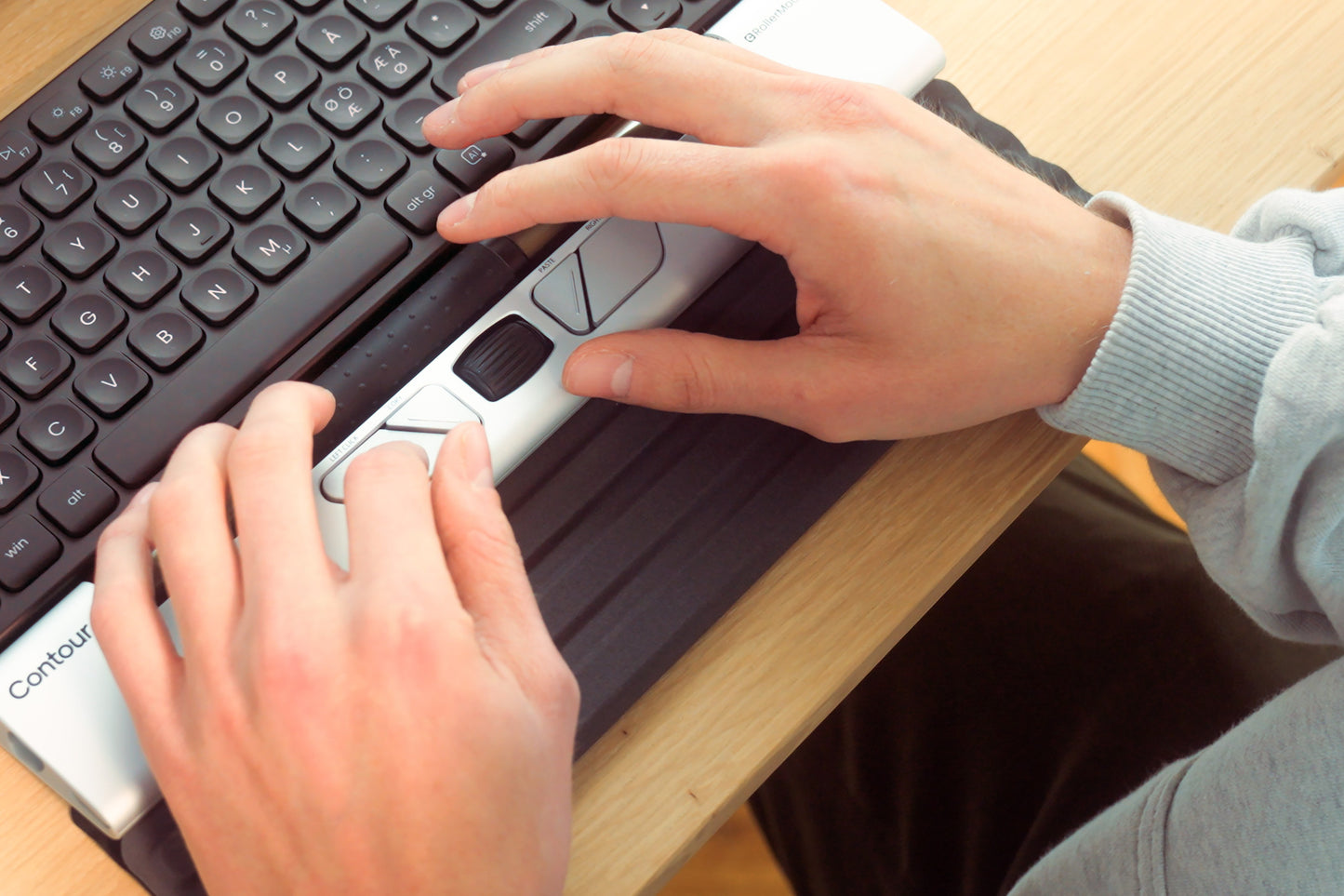 Contour Rollermouse Go wireless retail - Optisch - Maus