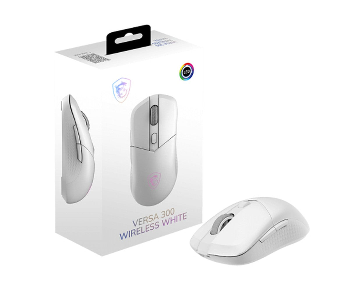 MSI Versa 300 W White Wireless Gaming Maus - 8.000 dpi - Maus