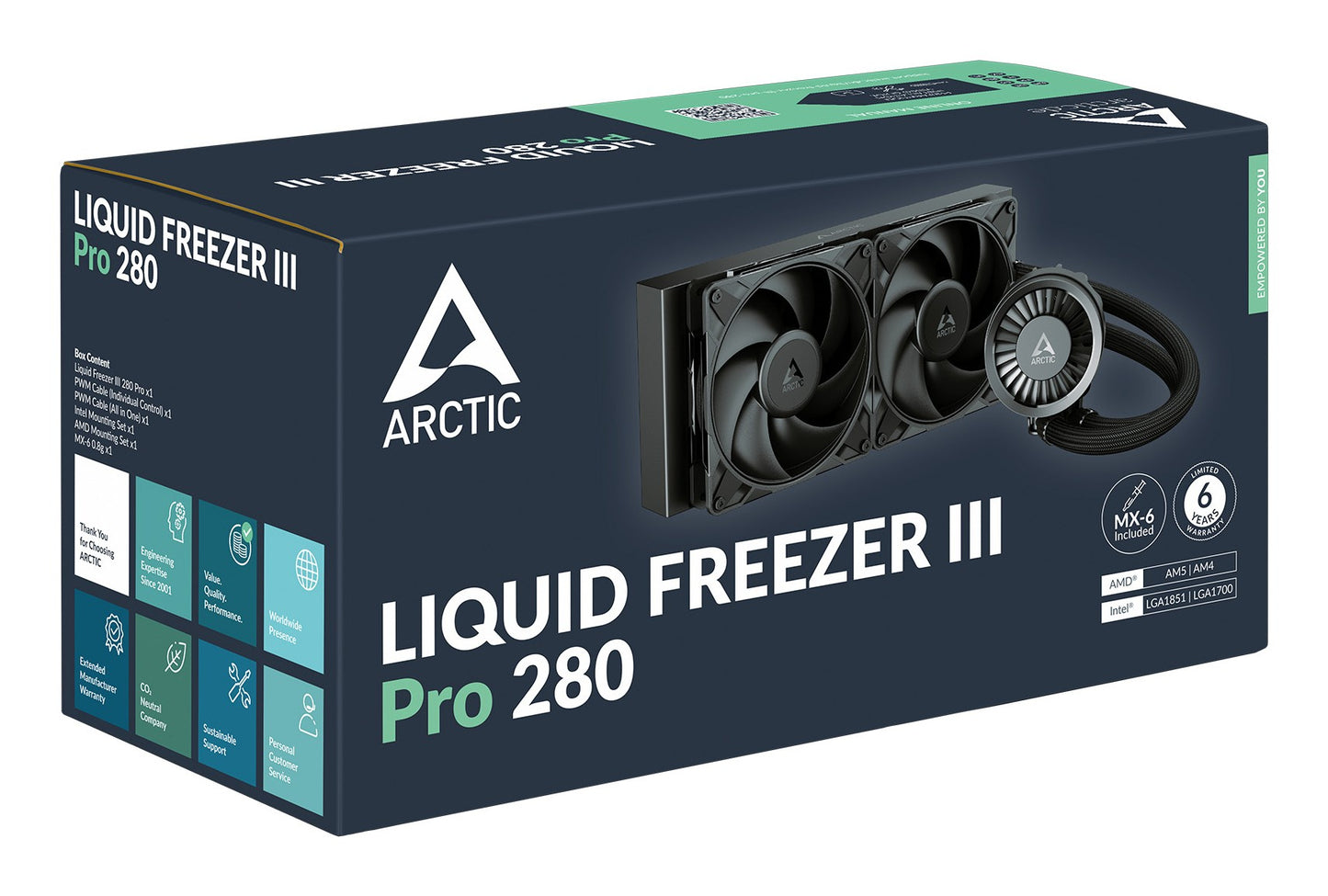 Arctic Liquid Freezer Iii Pro 280 - CPU - AMD Sockel AM4 (Ryzen) - Kühler