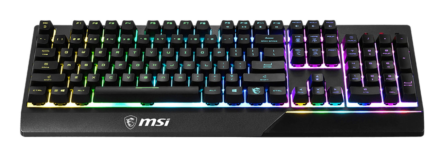 MSI S11 - 04DE601 - CLA - Kabelgebunden - USB - Mechanischer Switch - QWERTZ - RGB - LED - Schwarz - Tastatur