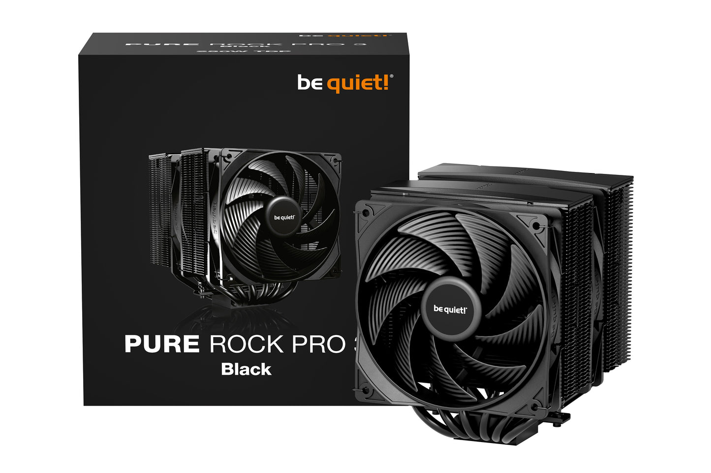 Be Quiet! CPU Pure Rock Pro 3 Black - CPU - 34,8 dB - Kühler