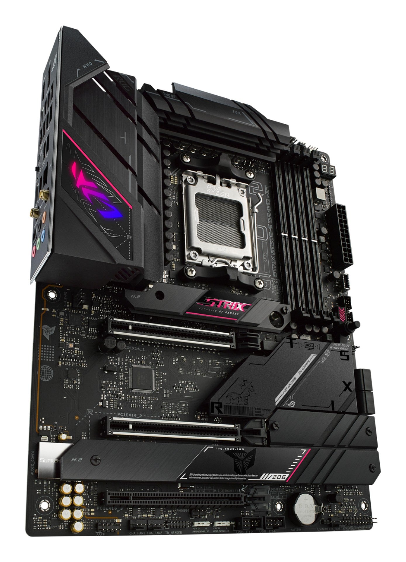 ASUS ROG STRIX B650E - E GAMING WIFI - AMD - Sockel AM5 - AMD Ryzen 7000 Series - Sockel AM5 - DDR5 - SDRAM - 128 GB - Mainboard
