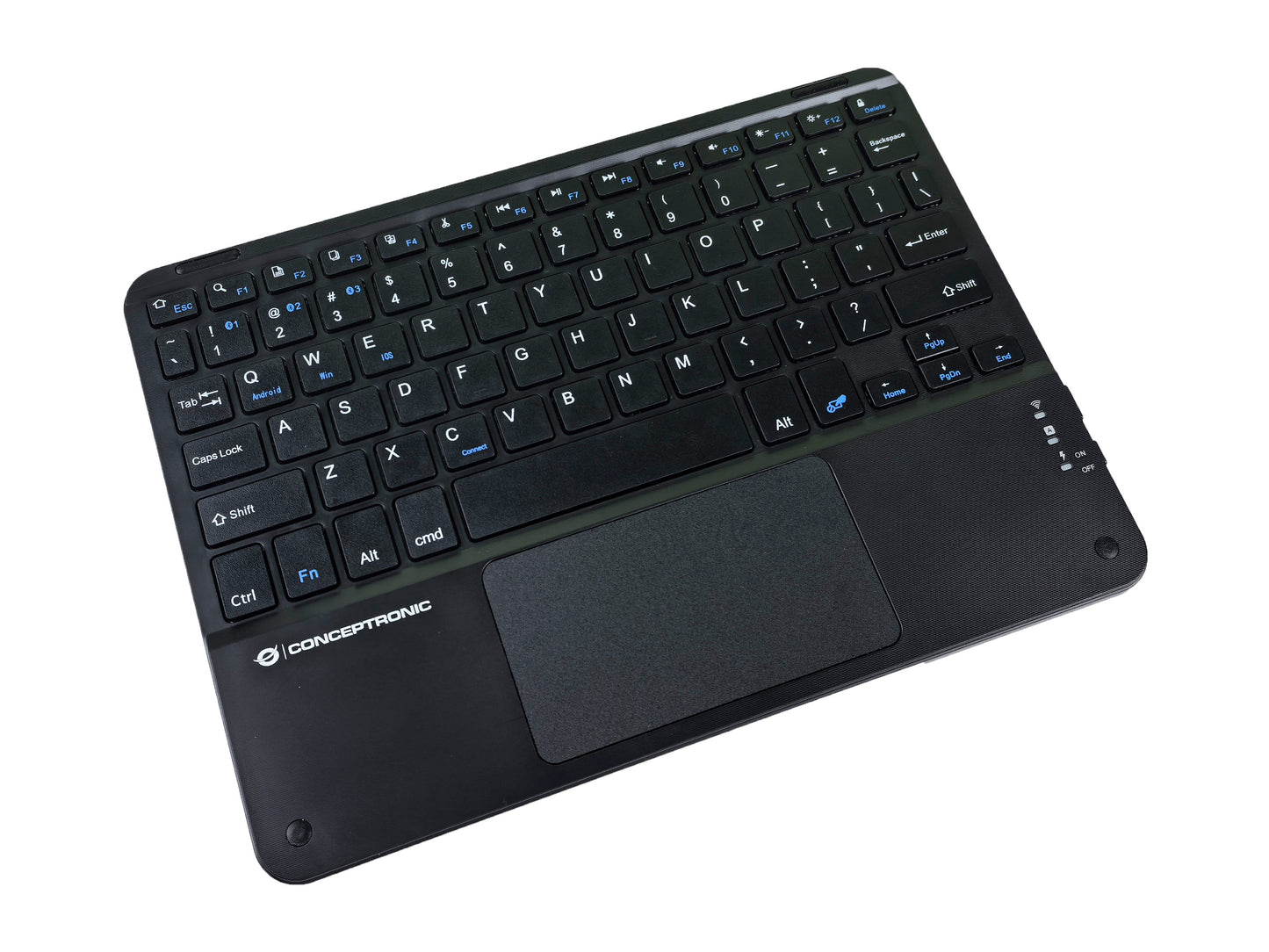 Conceptronic Wireless Tastatur Layout englisch 10" schwarz - QWERTY - Tastatur