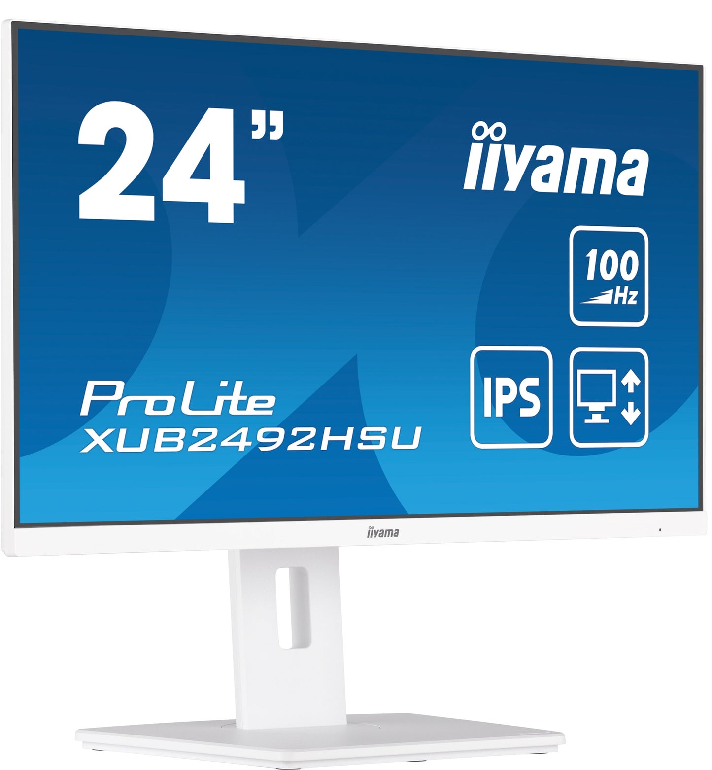 Iiyama XUB2492HSU - W6 - 60,5 cm (23.8") - 1920 x 1080 Pixel - Full HD - LED - 0,4 ms - Weiß - Monitor