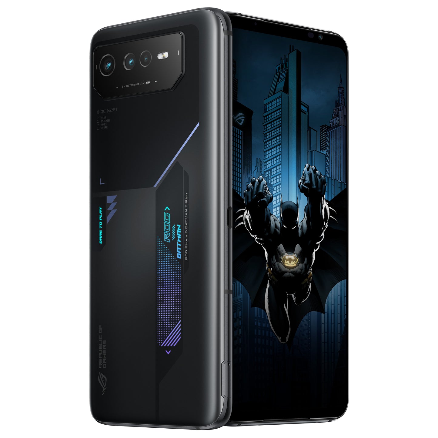 ASUS ROG Phone 6 AI2203 - 5B028E1 - 17,2 cm (6.78") - 12 GB - 256 GB - 50 MP - Android 12 - Schwarz - Mobiltelefon