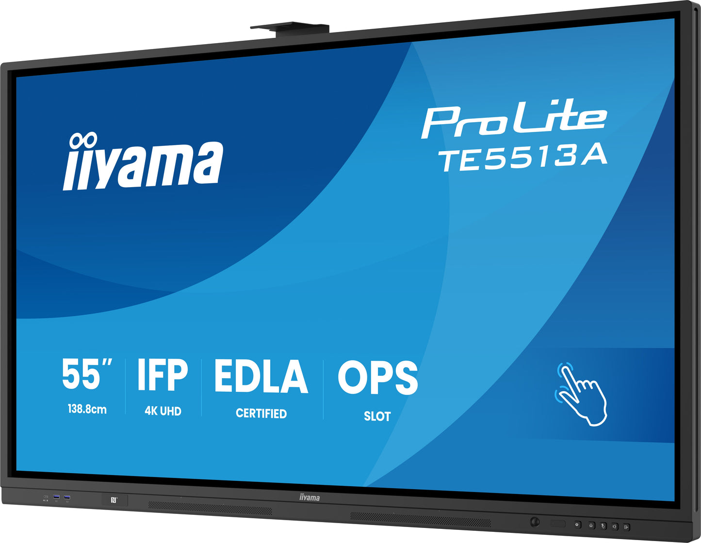 Iiyama 55" TE5513A - B2AG 16 9 Touch 2xHDMI+DP+2xUSBC - 138,7 cm - Monitor