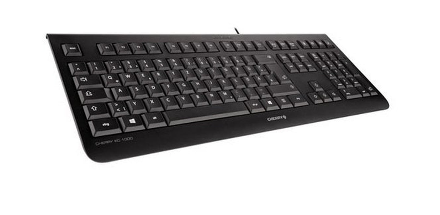 Cherry KC 1000 - QWERTY - Schwarz - Tastatur