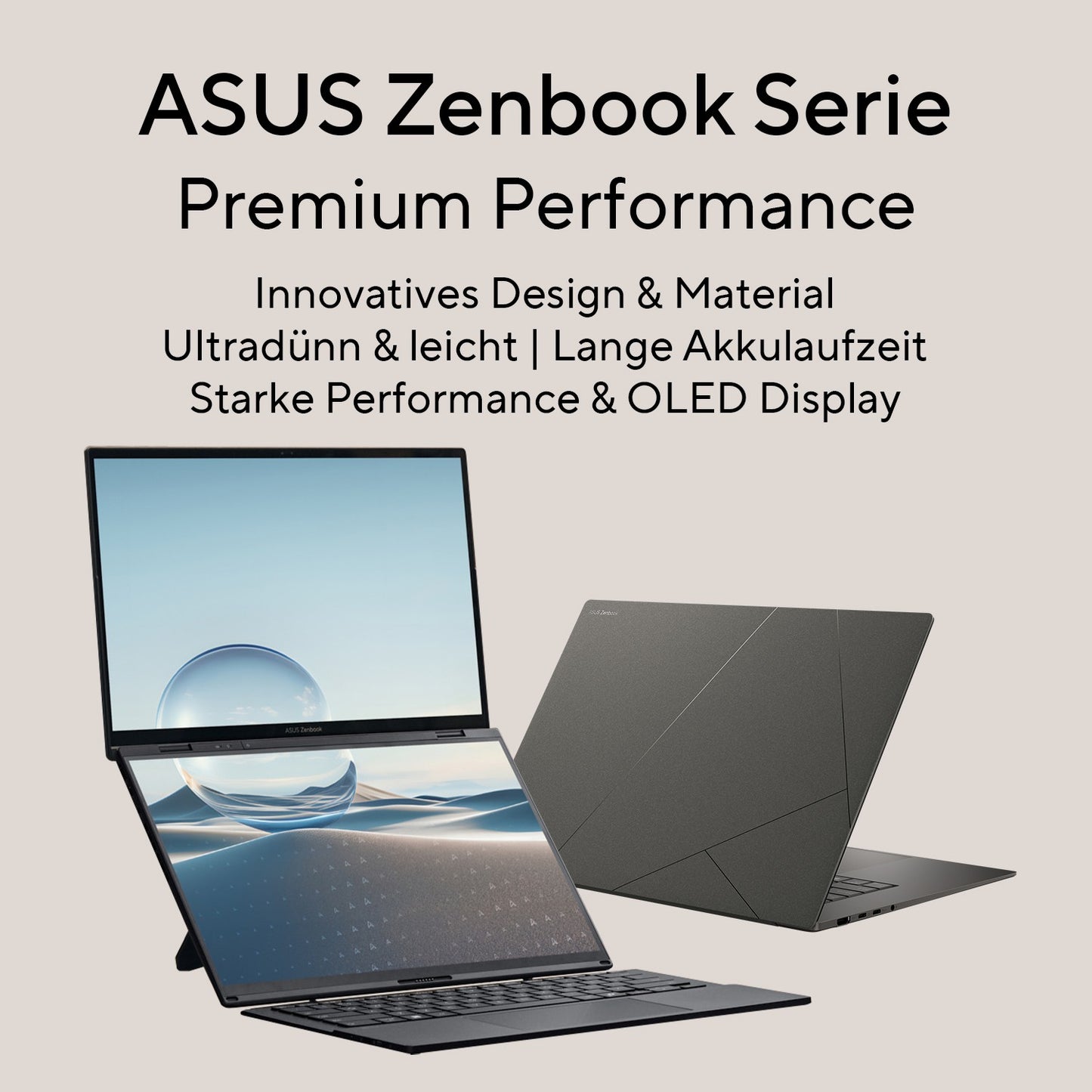 ASUS Zenbook Duo UX8406CA - QL263W Intel Core Ultra 9 - Core Ultra 9 - Notebook