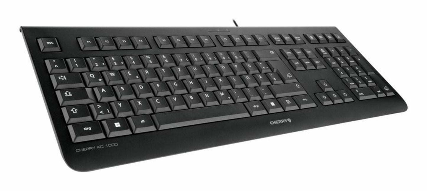 Cherry KC 1000 - AZERTY - Schwarz - Tastatur