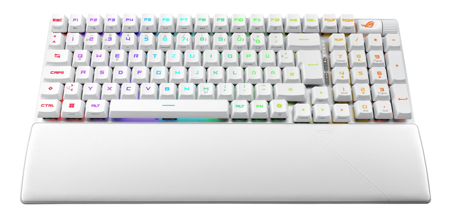 ASUS Tastatur Rog Strix Scope Ii 96 Rx Wireless WHT - Optisch - Tastatur
